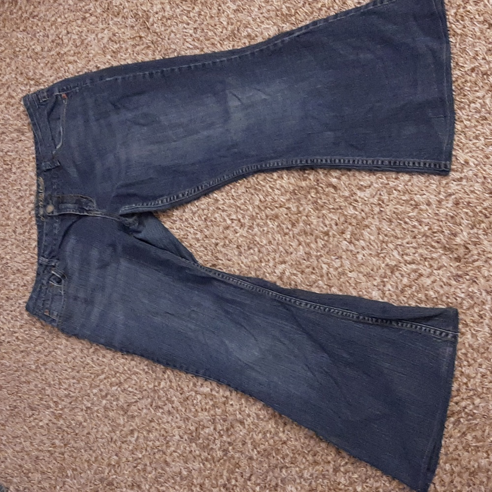 SHORTENED American Eagle Bootcut(?) Jeans